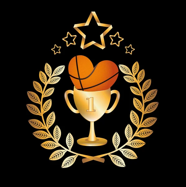 Basketbal kampioenschap — Stockvector