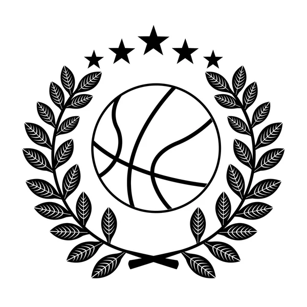 Championnat de basket-ball — Image vectorielle