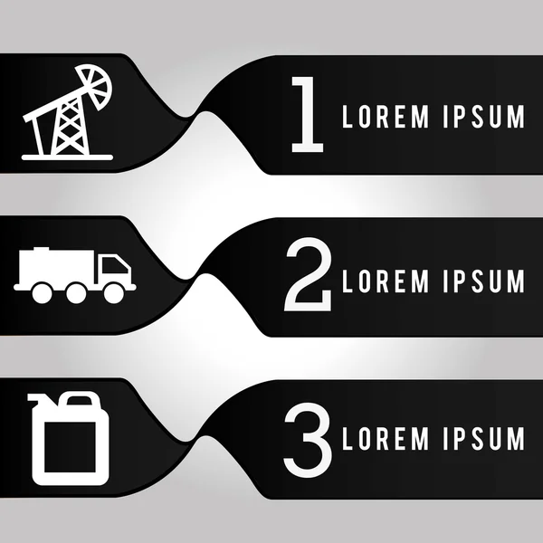 Petrol infographics — Stok Vektör