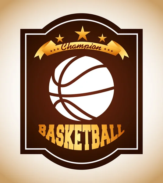 Campeonato de basquete — Vetor de Stock