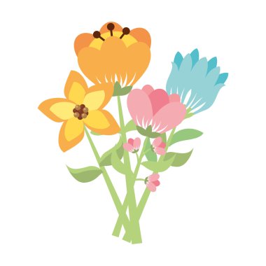 çiçekli kart tasarımı