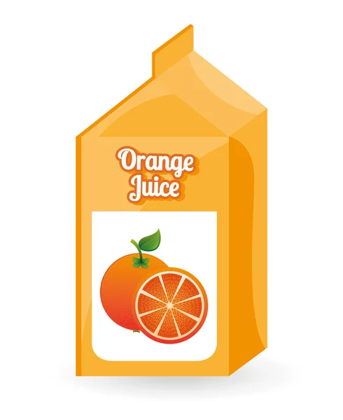 Juice frukt design — Stock vektor