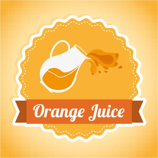 Juice fruit design — Stock Vector