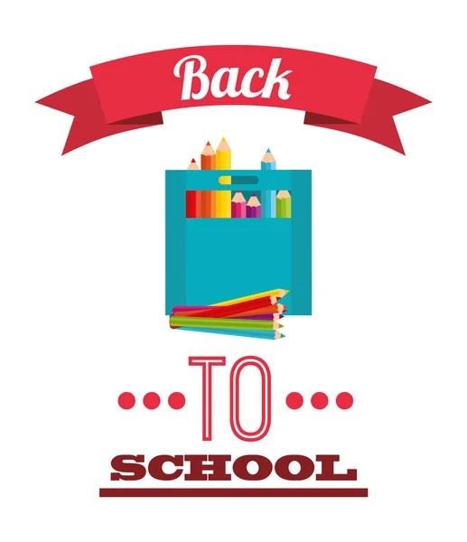 Back to school design — Stock Vector