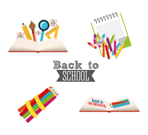 Back to school design — Stock Vector