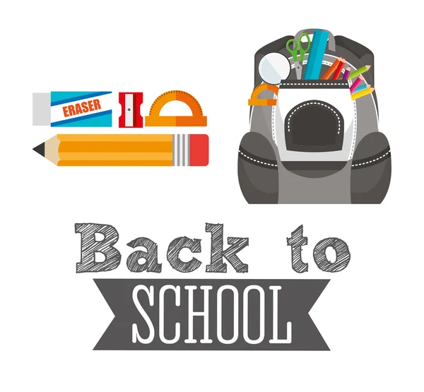 Back to school design — Stock Vector