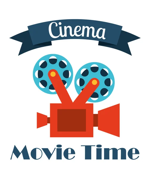 Cinema iconen ontwerp — Stockvector