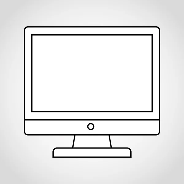 Computer pictogram ontwerp — Stockvector