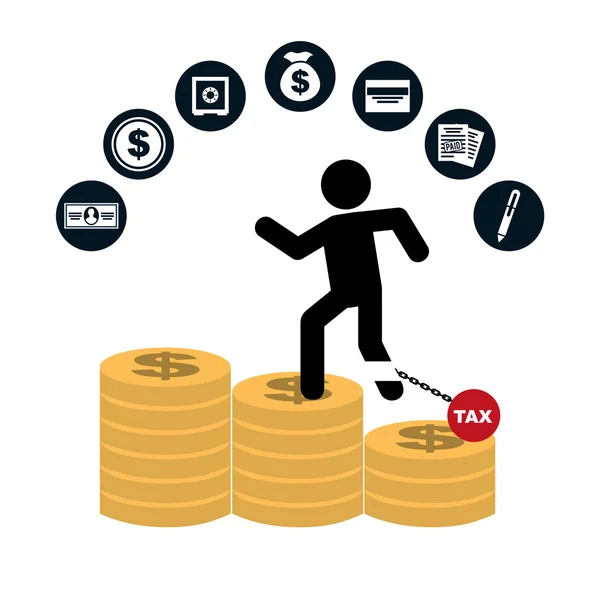 Geld conceptontwerp — Stockvector