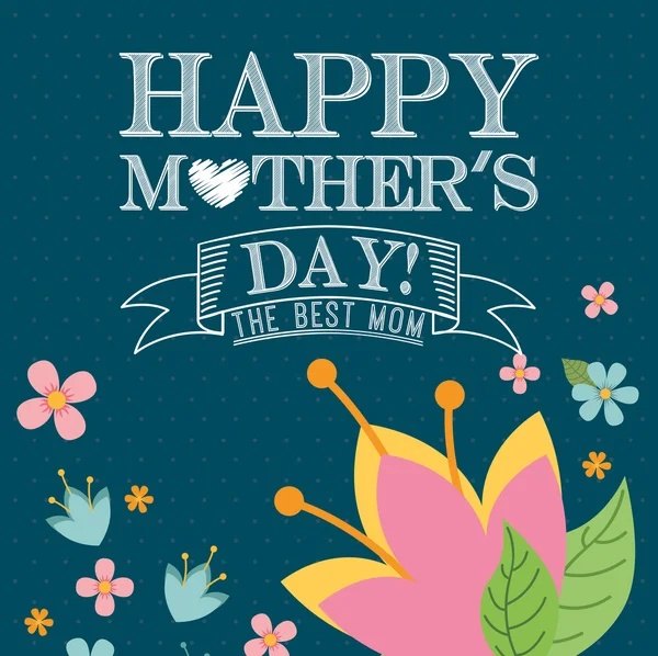 Mothers day design — Stock Vector