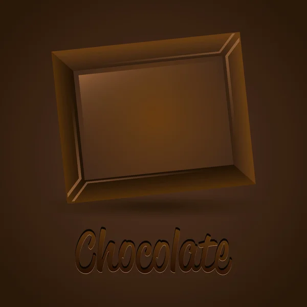 Heerlijke chocolade ontwerp — Stockvector