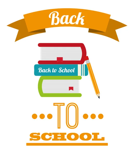 Back to school design — Stock Vector