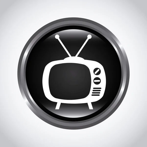 Icona TV — Vettoriale Stock