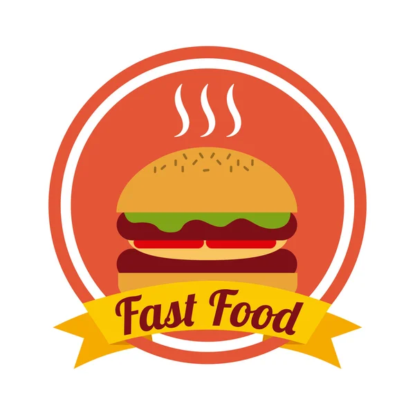 Fast food — Stock Vector