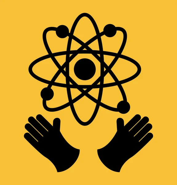 Atomic icon — Stock Vector