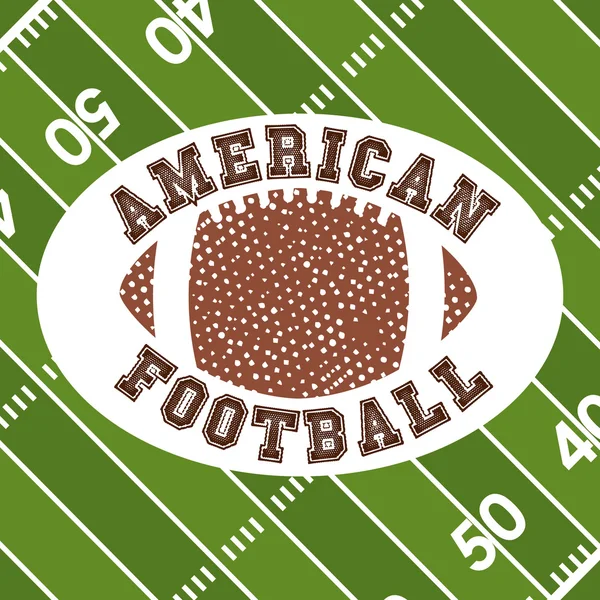 American football — Stock Vector