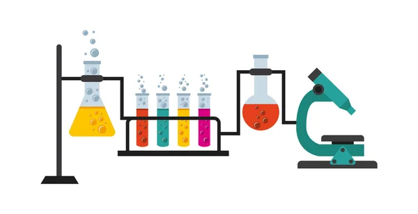 Laboratorio científico — Vector de stock