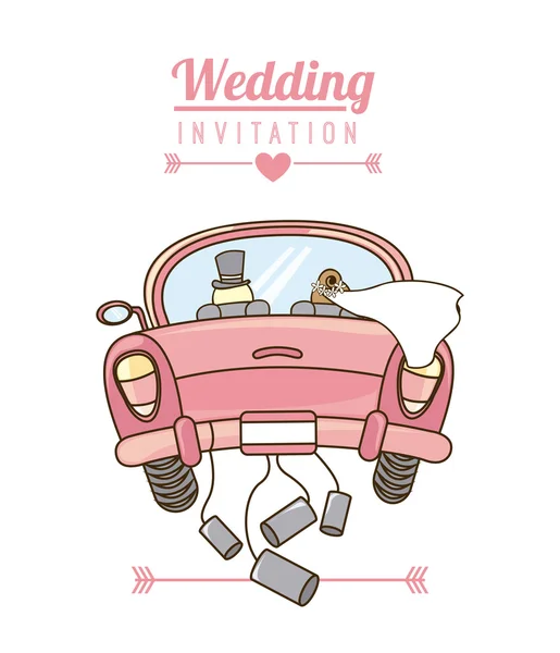 Wedding invitation — Stock Vector