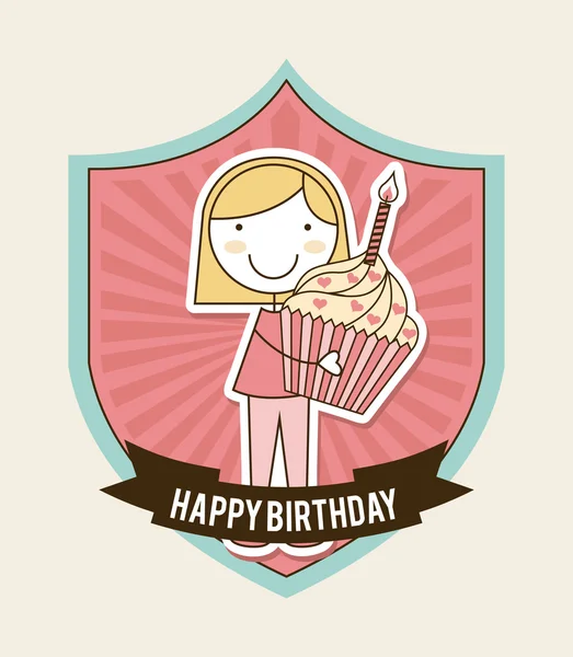 Happy birthday — Stock Vector