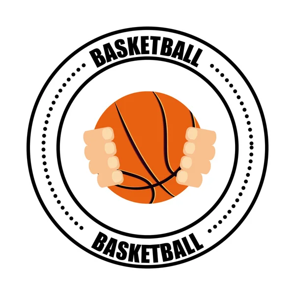 Basketbal sport — Stockový vektor