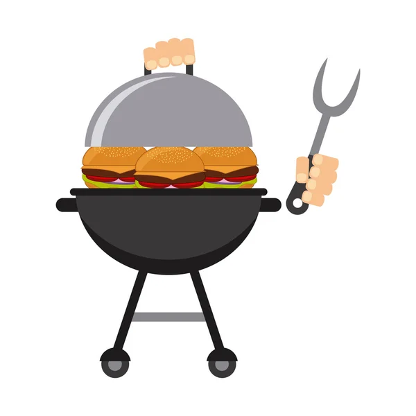 Deliciosa barbacoa — Vector de stock