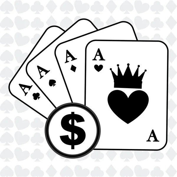 Casino juego — Vector de stock