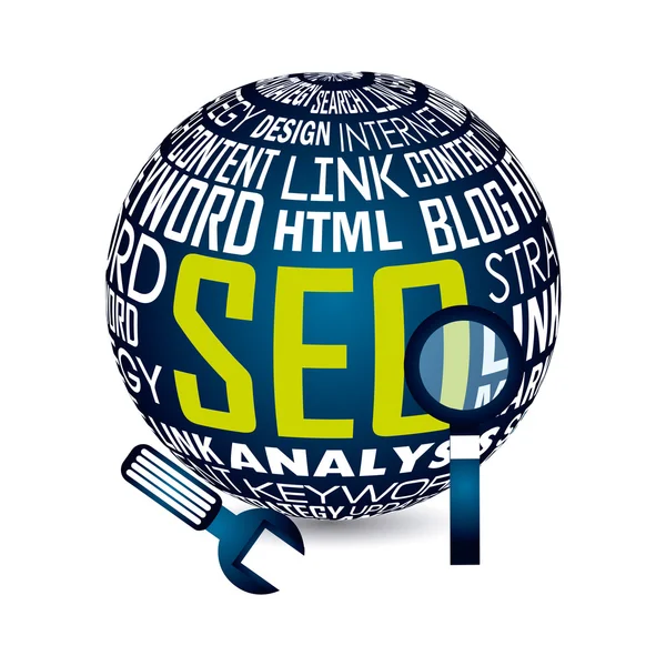 SEO значок — стоковий вектор