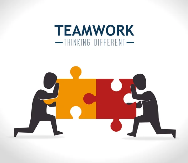 Teamwork design. — Stock Vector
