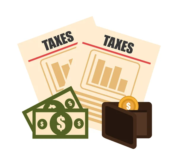Taxes design. — Stock Vector