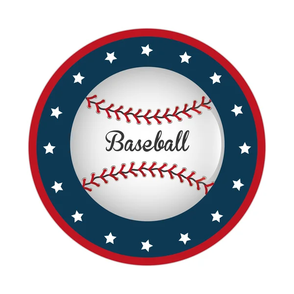 Design baseball . — Vettoriale Stock