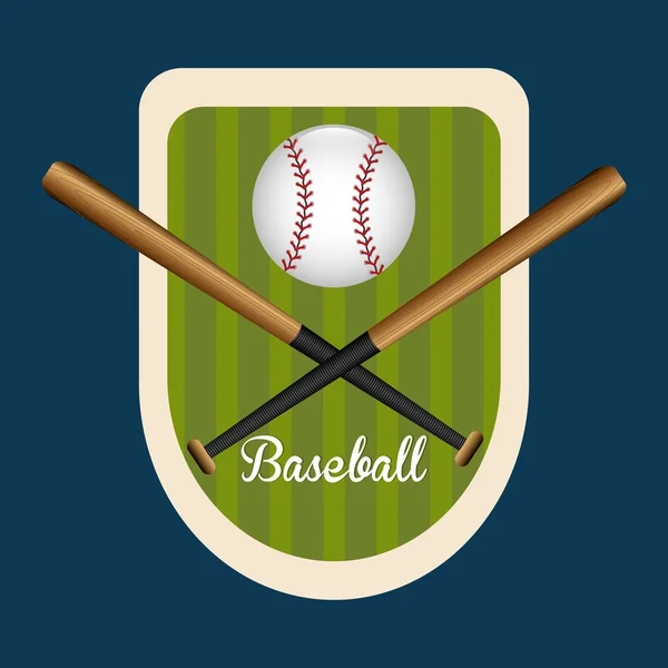 Design baseball . — Vettoriale Stock