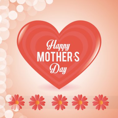 mutlu anneler günü kartları tasarımı.