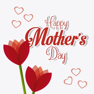 mutlu anneler günü kartları tasarımı.