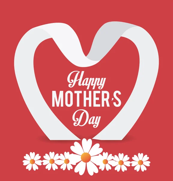 Projeto de cartão Feliz Dia das Mães . —  Vetores de Stock