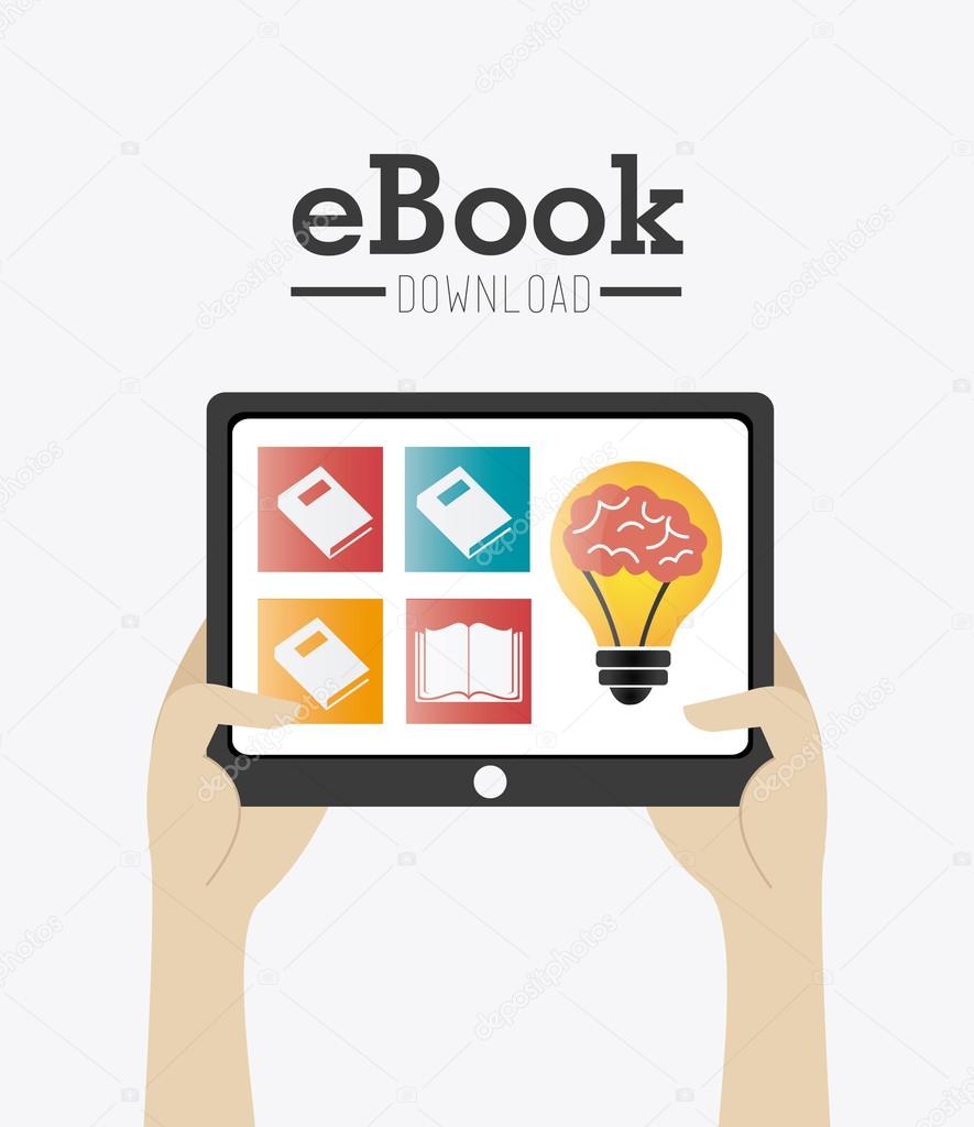 Ebook design illustration