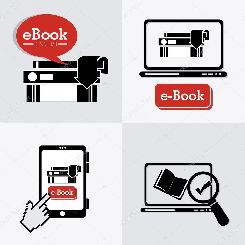 Ebook design illustration
