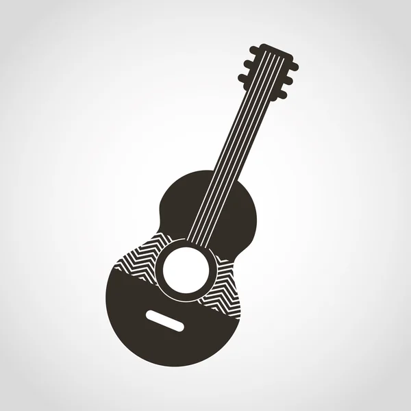 Icono de guitarra — Archivo Imágenes Vectoriales