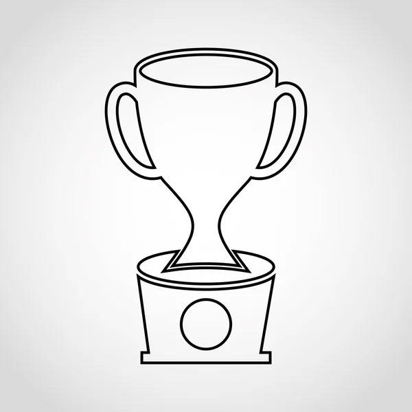 Trophy icon — Stock Vector