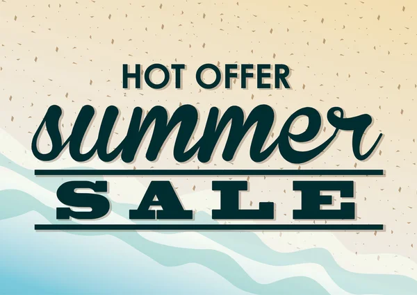 Summer sale — Stock Vector