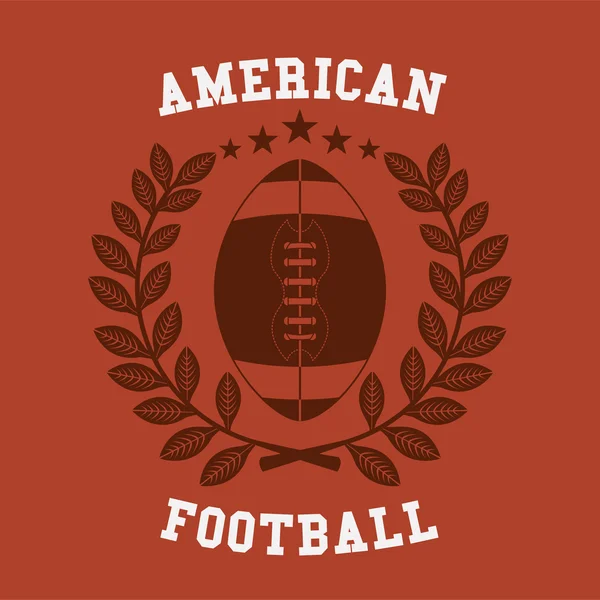 American football — Stock Vector