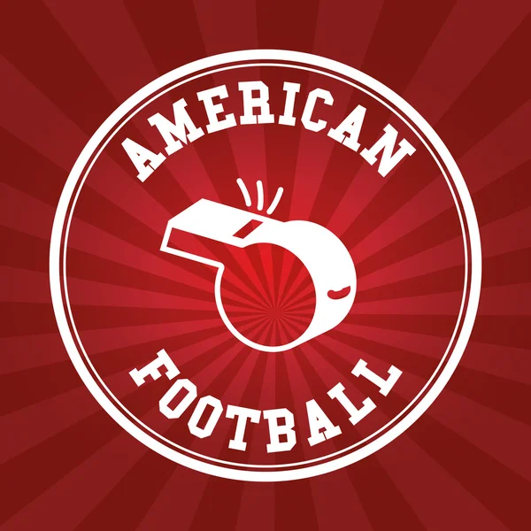 Amerikansk fotboll — Stock vektor