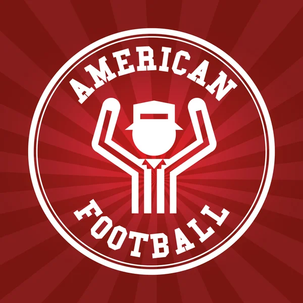 Amerikansk fotboll — Stock vektor