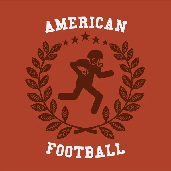 American football — Stock Vector