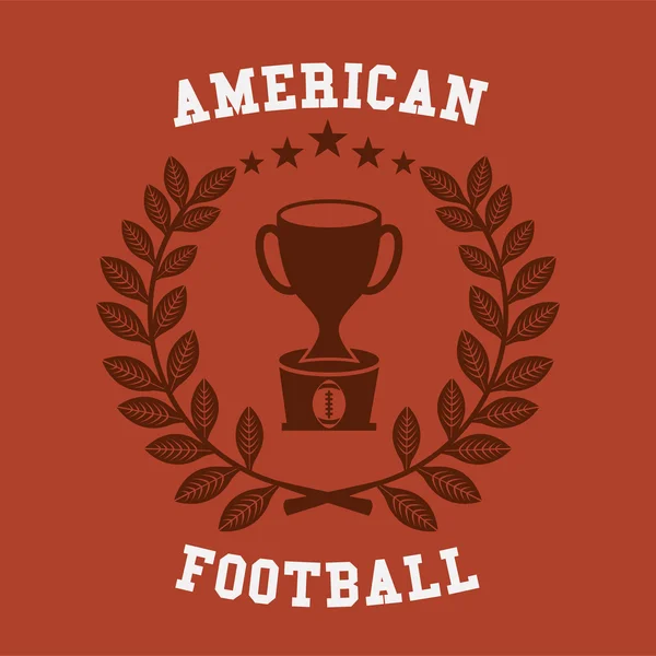 Amerikan Futbolu — Stok Vektör