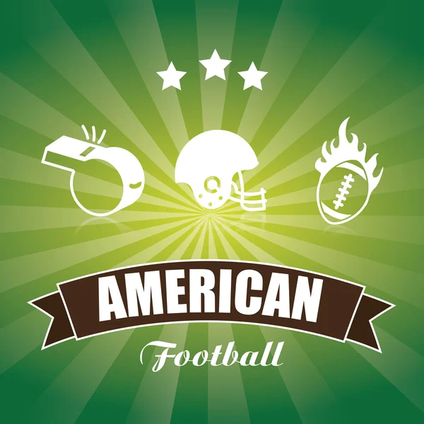 American football — Stock Vector