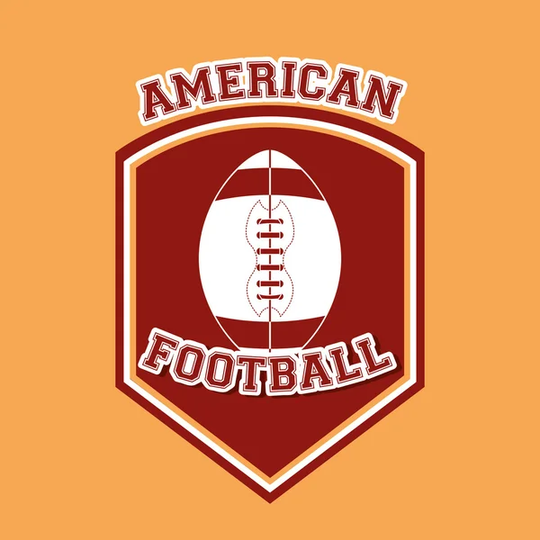 American football — Stock Vector