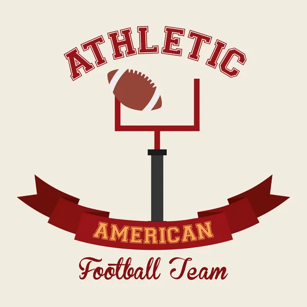 Amerikansk fotboll — Stock vektor