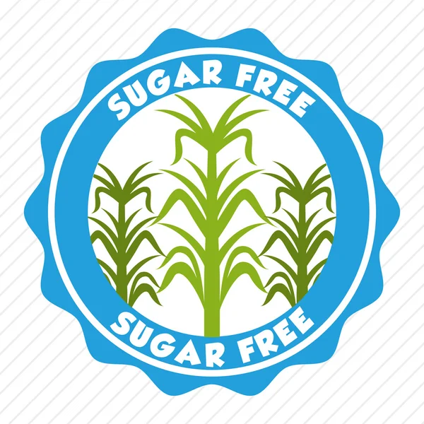 Sockerfri — Stock vektor