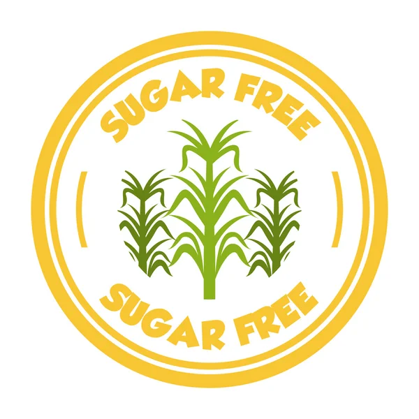 Χωρίς ζάχαρη — Διανυσματικό Αρχείο