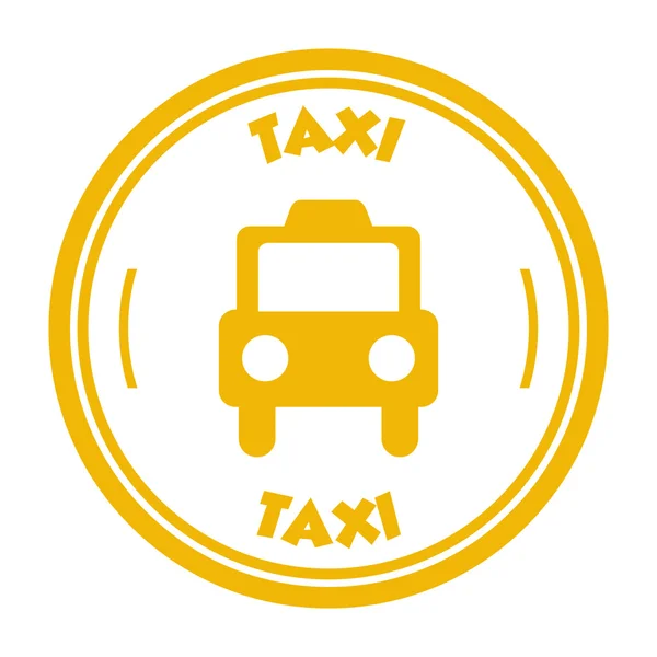 Taxi sign — Stock Vector